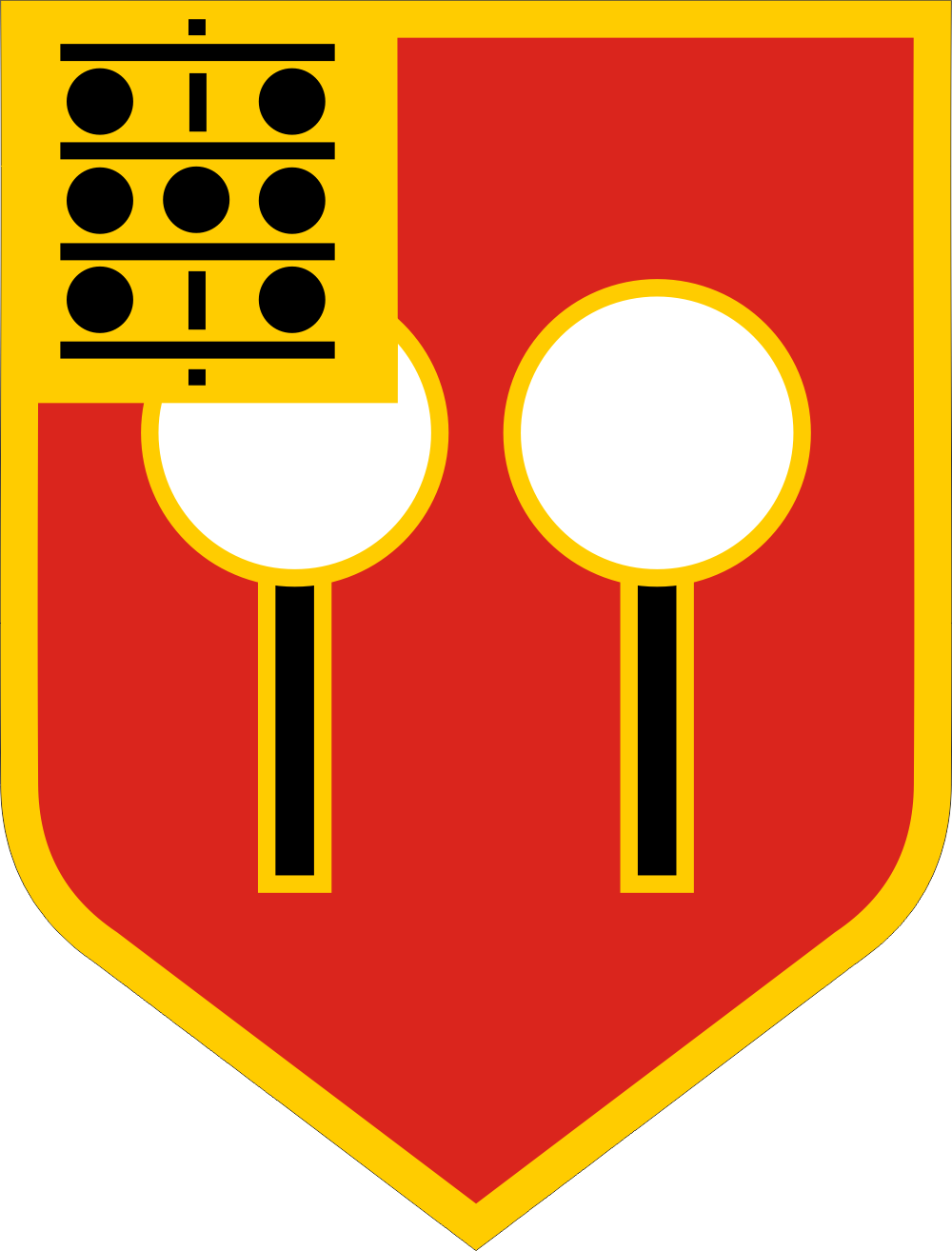 9th Field Artillery DUI Decal
