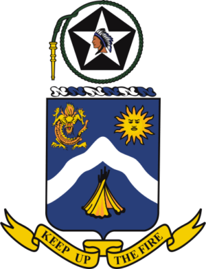 9th Infantry Regiment COA Decal