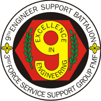 9th Engineer Support Battalion Decal