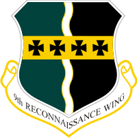 9th Reconnaissance Wing Decal