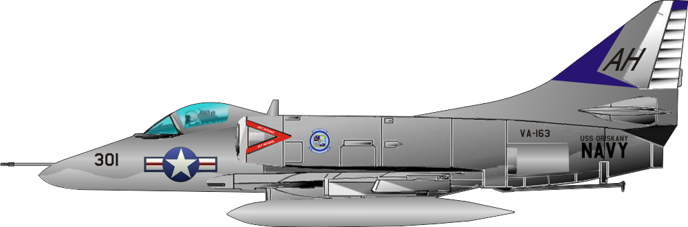 Douglas A 4 Skyhawk Decal