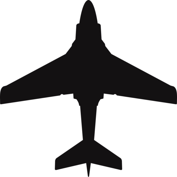 Grumman A-6 Intruder Silhouette (Black) Decal