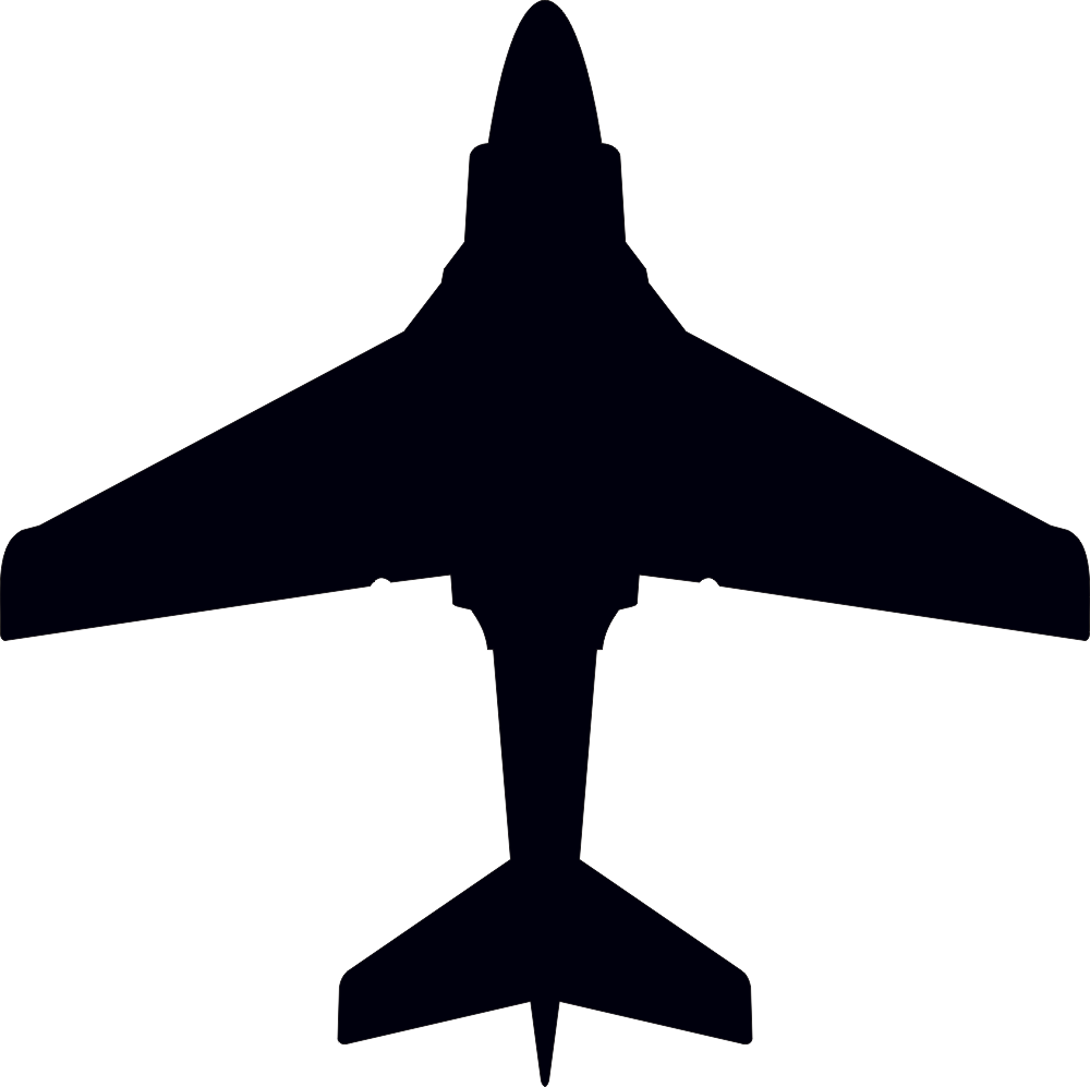 Grumman A-6 Intruder Silhouette (Black) Decal