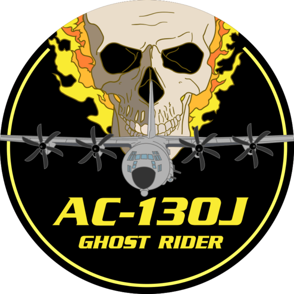 Lockheed AC-130J Ghostrider Gunship Decal
