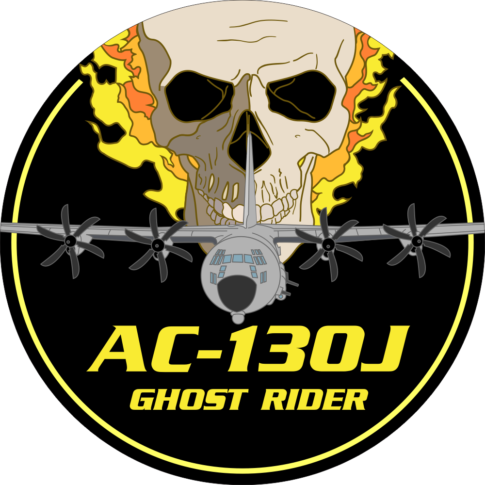 Lockheed AC-130J Ghostrider Gunship Decal