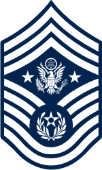 AF E-9 CMSAF Chief Master Sergeant of the Air Force (Blue) Decal