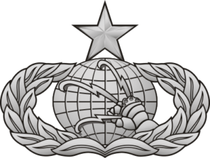 Air Force Communications Badge - Senior Decal