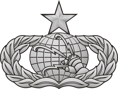Air Force Communications Badge – Senior Decal