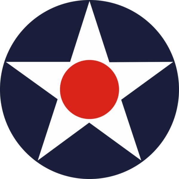 U.S. Aircraft Star 1940-1942 Decal