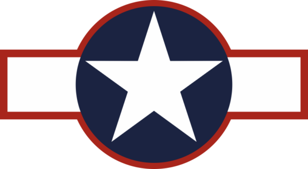 U.S. Aircraft Star 1943 (June - September) All Branches Decal