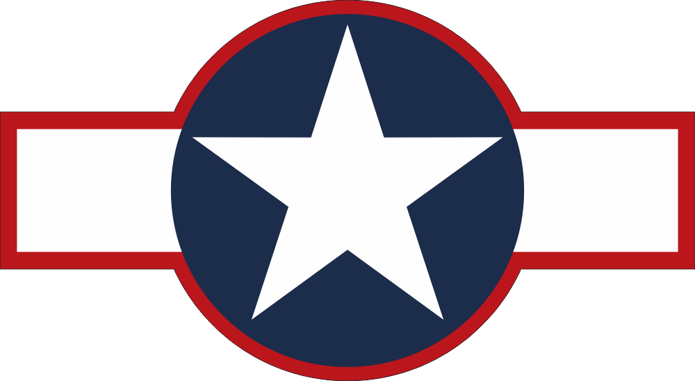 U.S. Aircraft Star 1943 (June – September) All Branches Decal