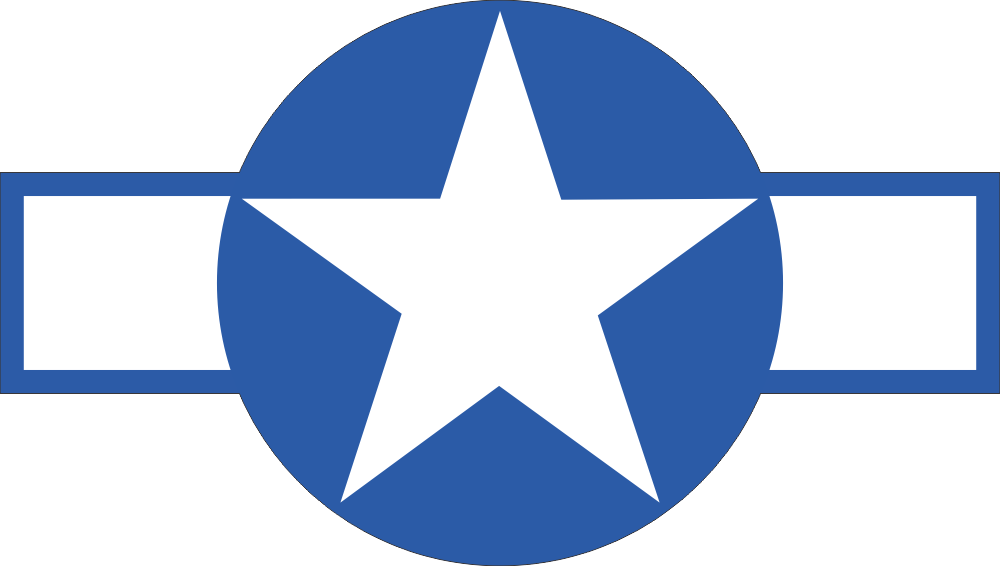 U.S. Aircraft Star Pre-1947 Decal
