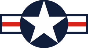 U.S. Aircraft Star 1947-Present Dark Blue Decal