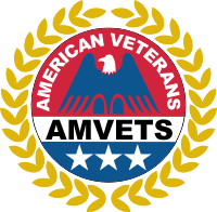 American Veterans AMVETS w/Clear Background Decal