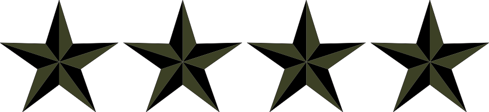 Army GEN General (Subdued) Decal