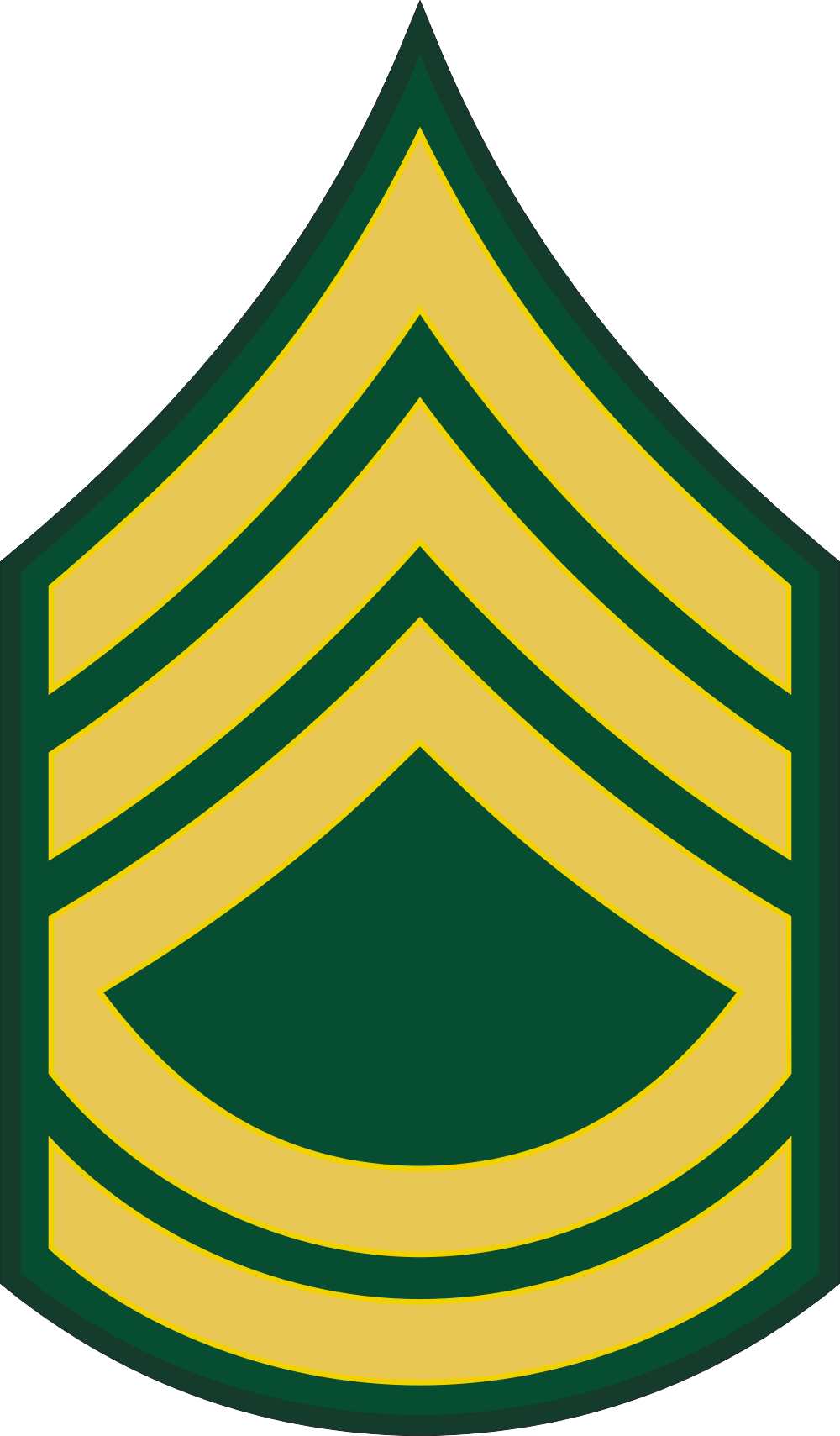 Army E-7 SFC Sergeant First Class Decal