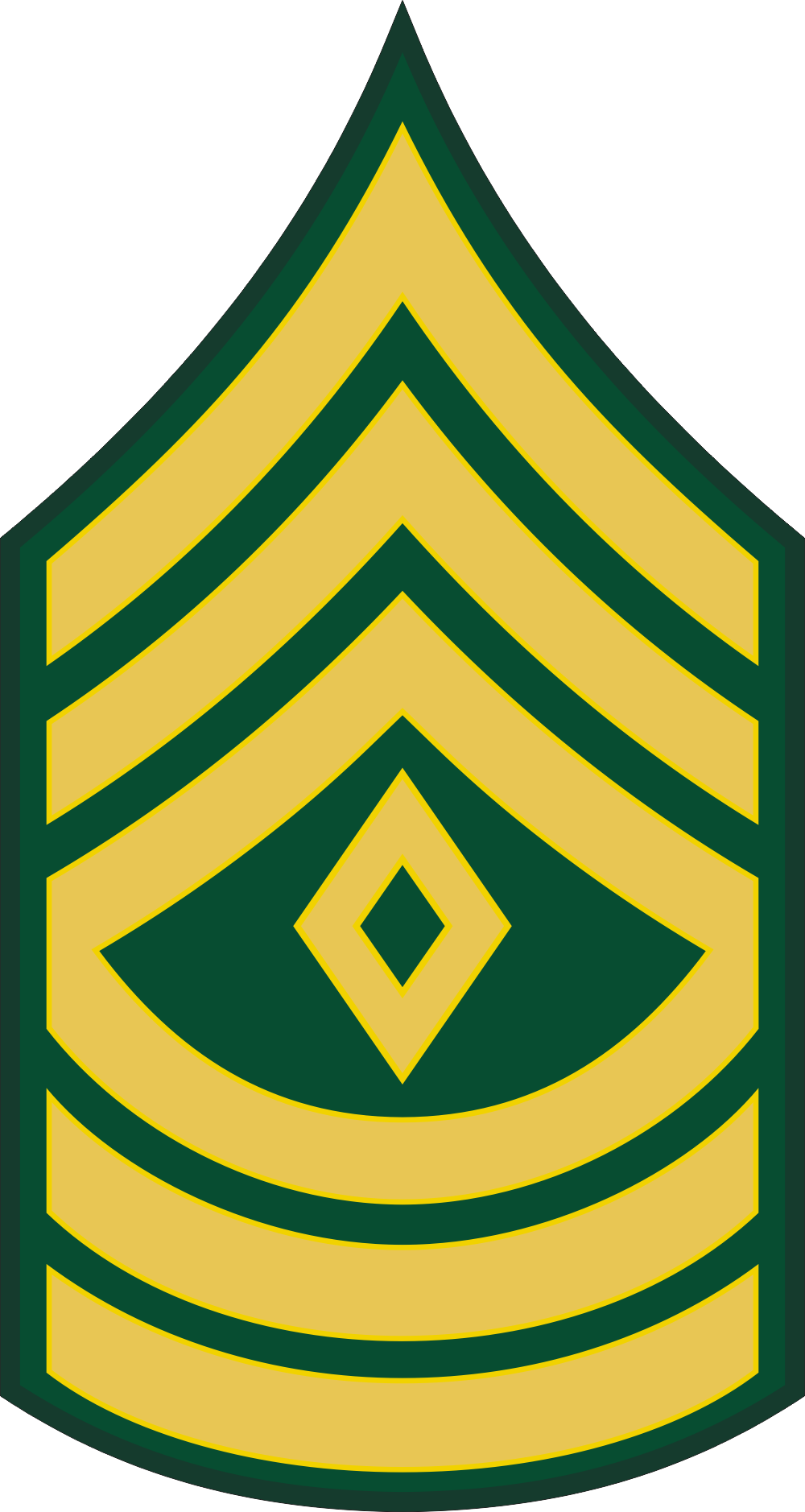Army E-8 1SG First Sergeant Decal