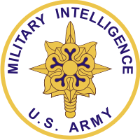 US Army Military Intelligence Corps Plaque Decal