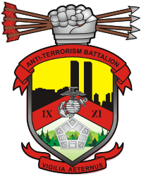 AT Battalion 2nd Marine Div Decal
