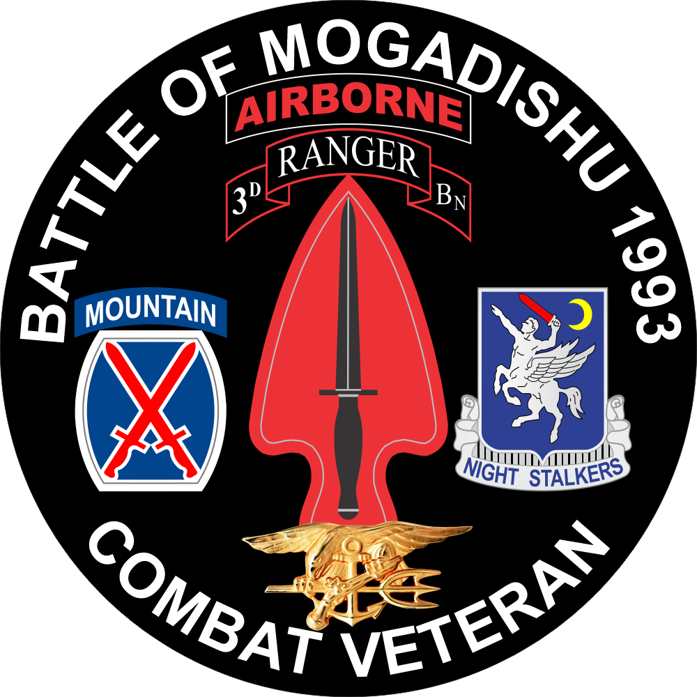 Mogadishu - Battle of 1993 Decal