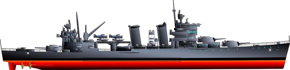 New Orleans Class Heavy Cruiser CA Decal