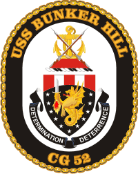 USS Bunker Hill CG-52 Decal