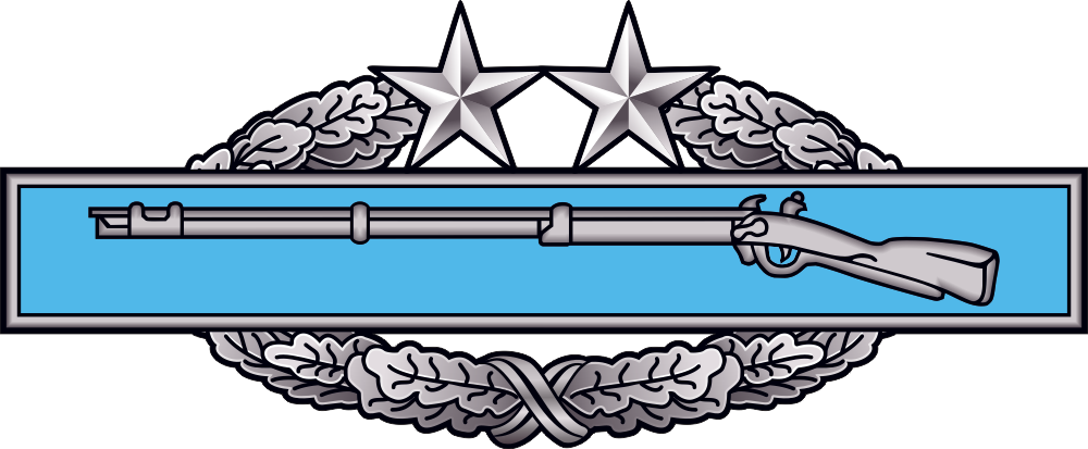 Combat Infantryman Badge Third Award Decal