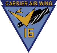 CVW-16 Carrier Air Wing Sixteen Decal