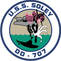 USS Soley DD-707 (v2) Decal