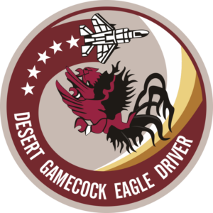 Desert Gamecock Eagle Driver Decal