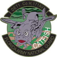 Florida Army National Guard - Detachment 1 Company H 171st Aviation Decal