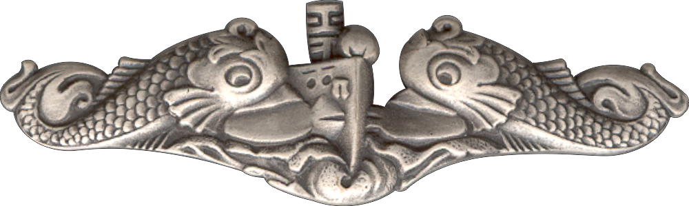 Submariner Dolphins (Silver) Decal