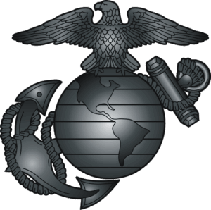 USMC Eagle Globe Anchor (Dark Silver) Decal