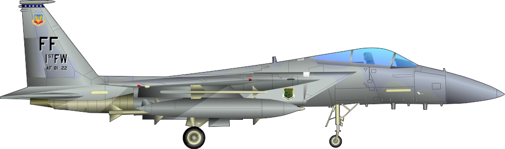 McDonnell Douglas F 15C Eagle Decal