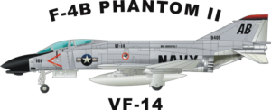 McDonnell F 4B Phantom II VF 14 Decal