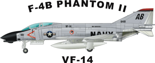 McDonnell F 4B Phantom II VF 14 Decal