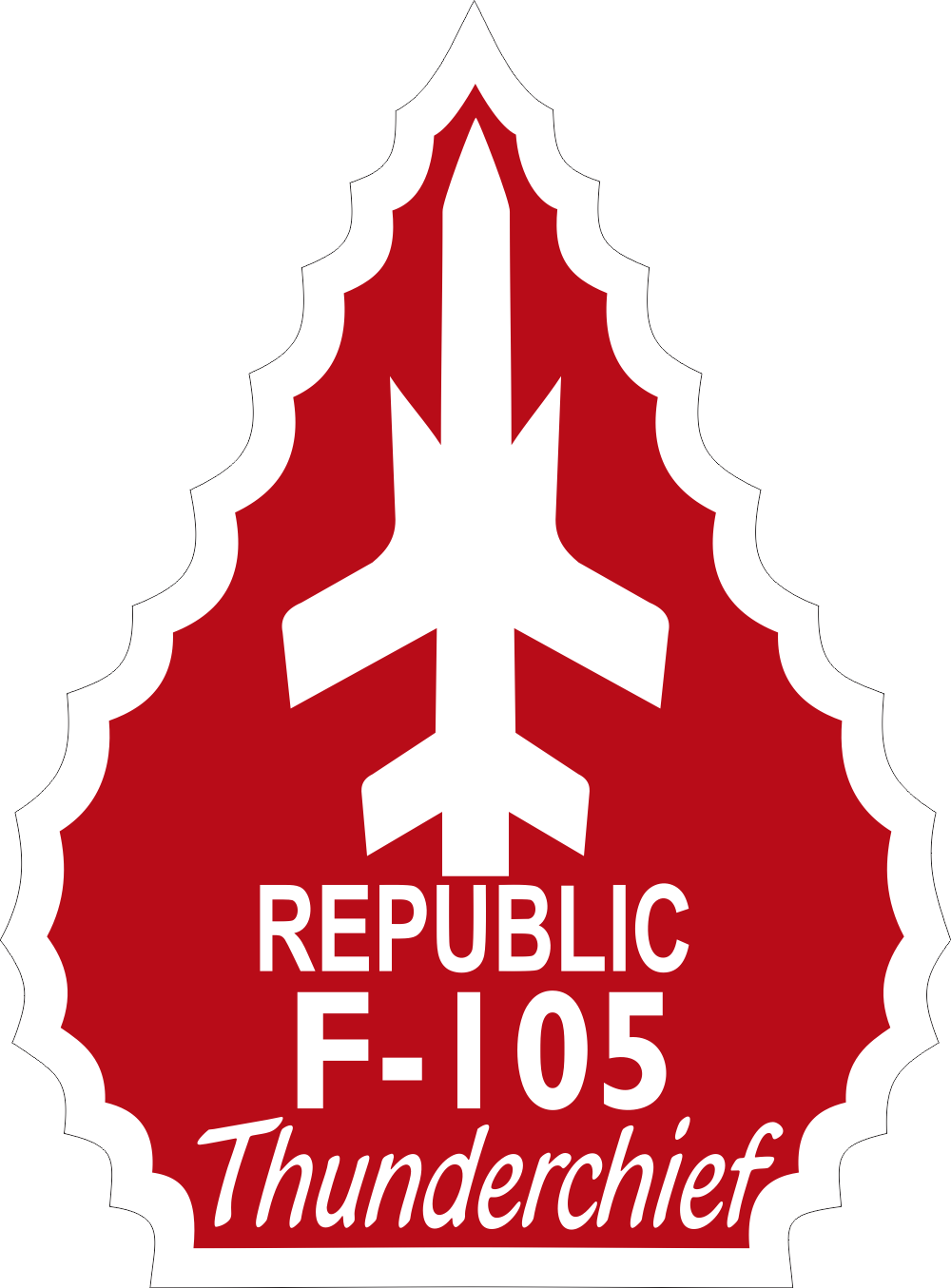 Republic F-105 Thunderchief Decal