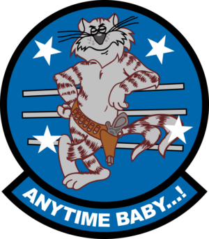 F-14 Anytime Baby Decal