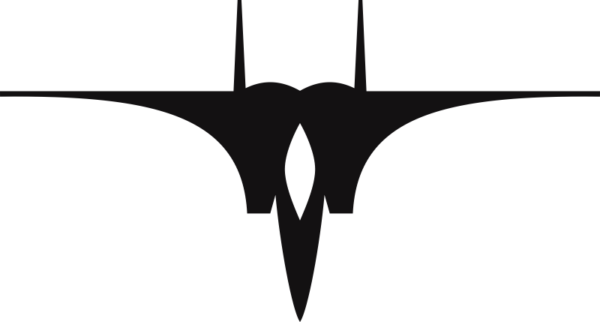 F-15 Strike Eagle Helmet Insignia (Black) Decal