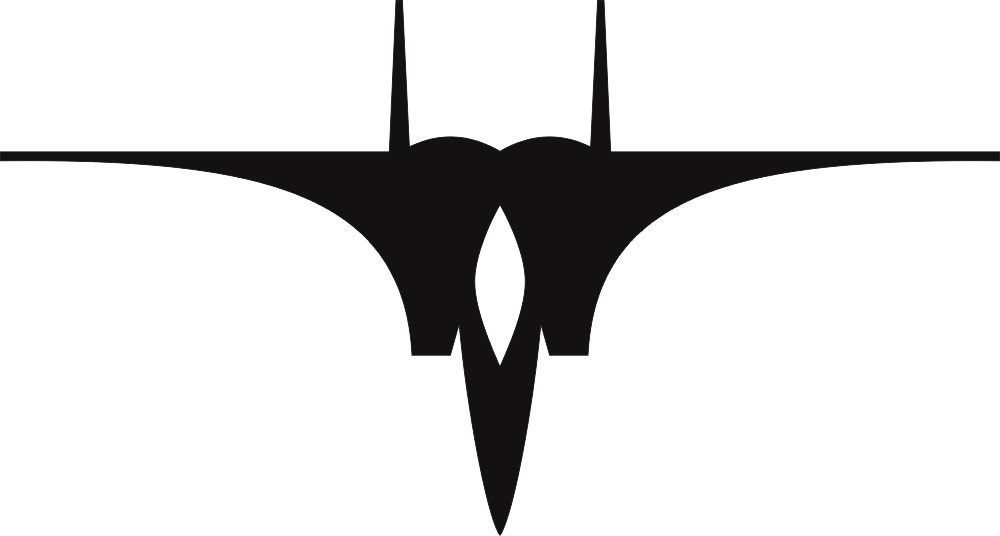 F-15 Strike Eagle Helmet Insignia (Black) Decal