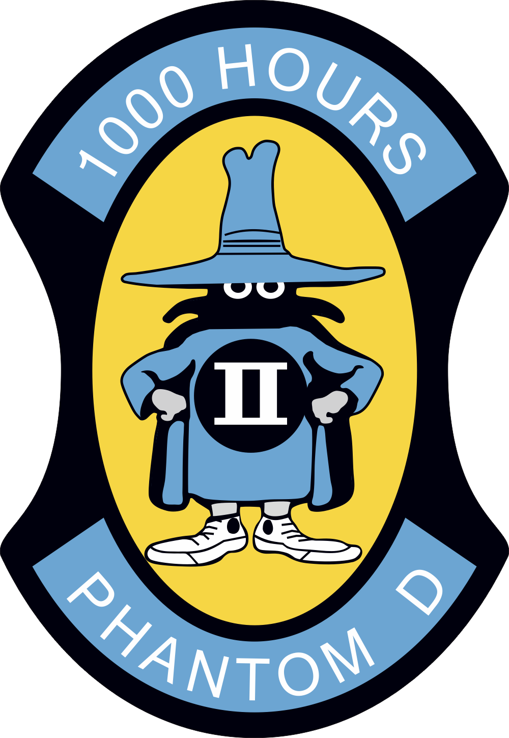 F4 Phantom 1000 Hours Decal