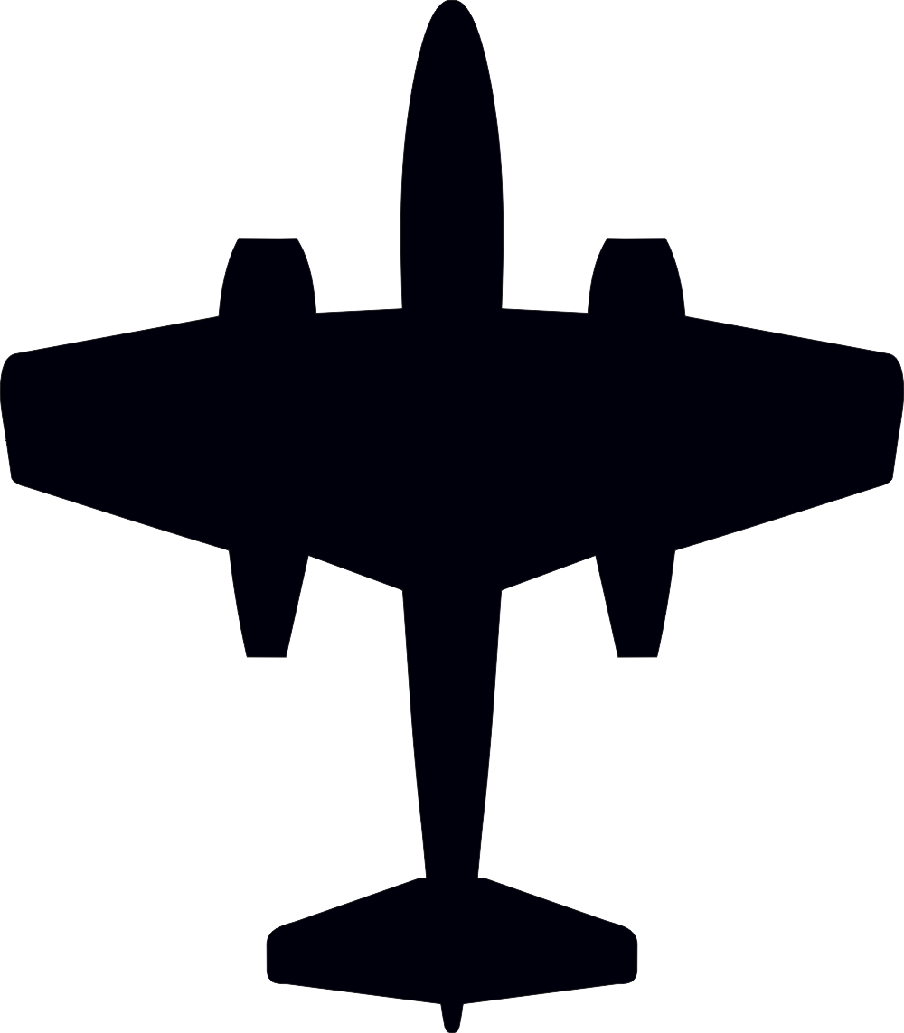 Gloster F-8 Meteor Silhouette (Black) Decal