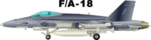 McDonnell Douglas FA 18 Hornet Decal