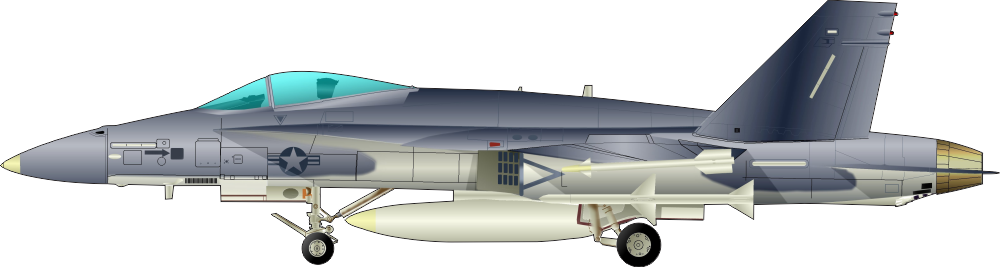 McDonnell Douglas FA 18 Hornet Decal