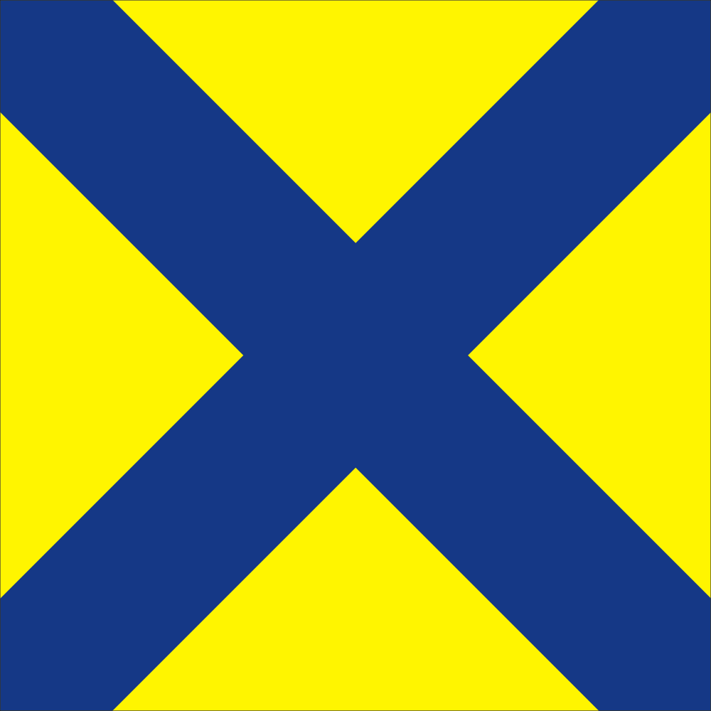 FIVE Signal Flag Decal