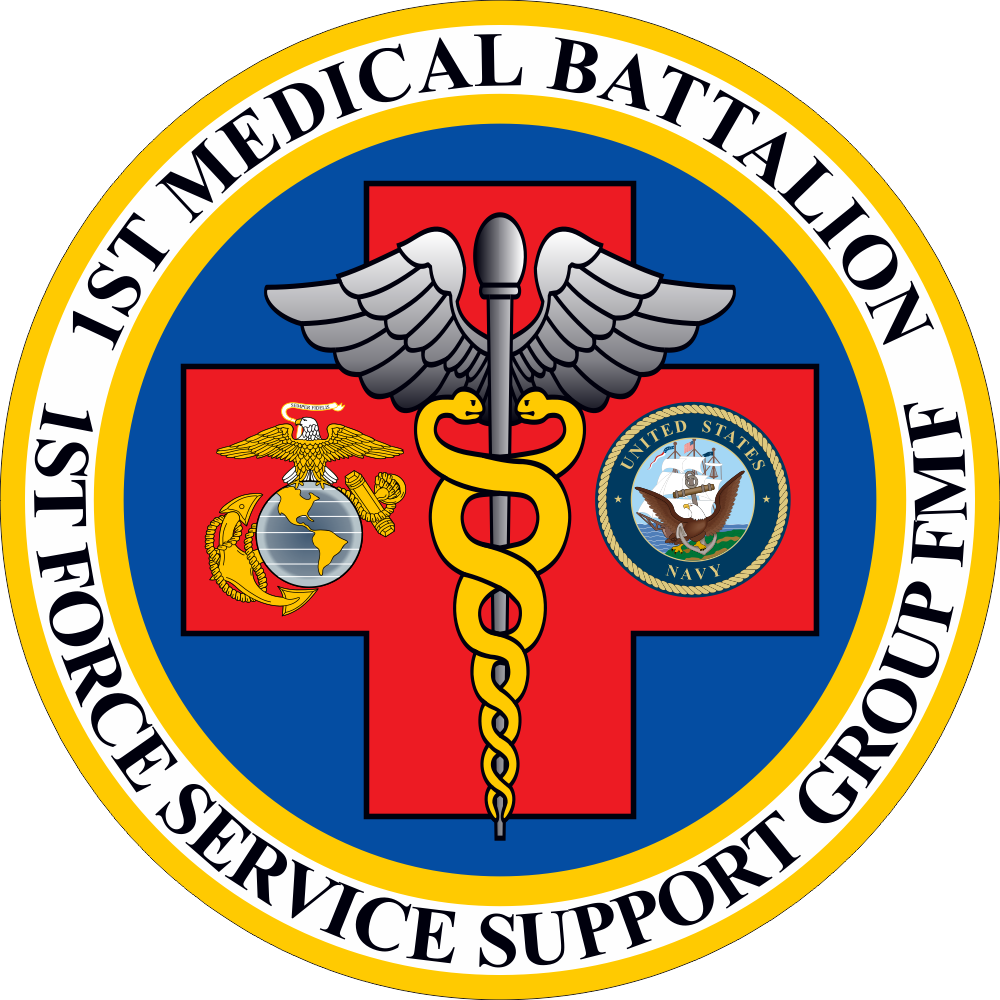1st Medical Battalion FMF Decal