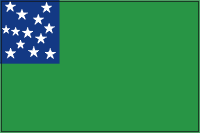 Green Mountain Boys Flag Decal