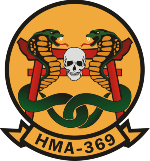 HMA-369 Marine Medium Attack Helicopter Squadron Decal