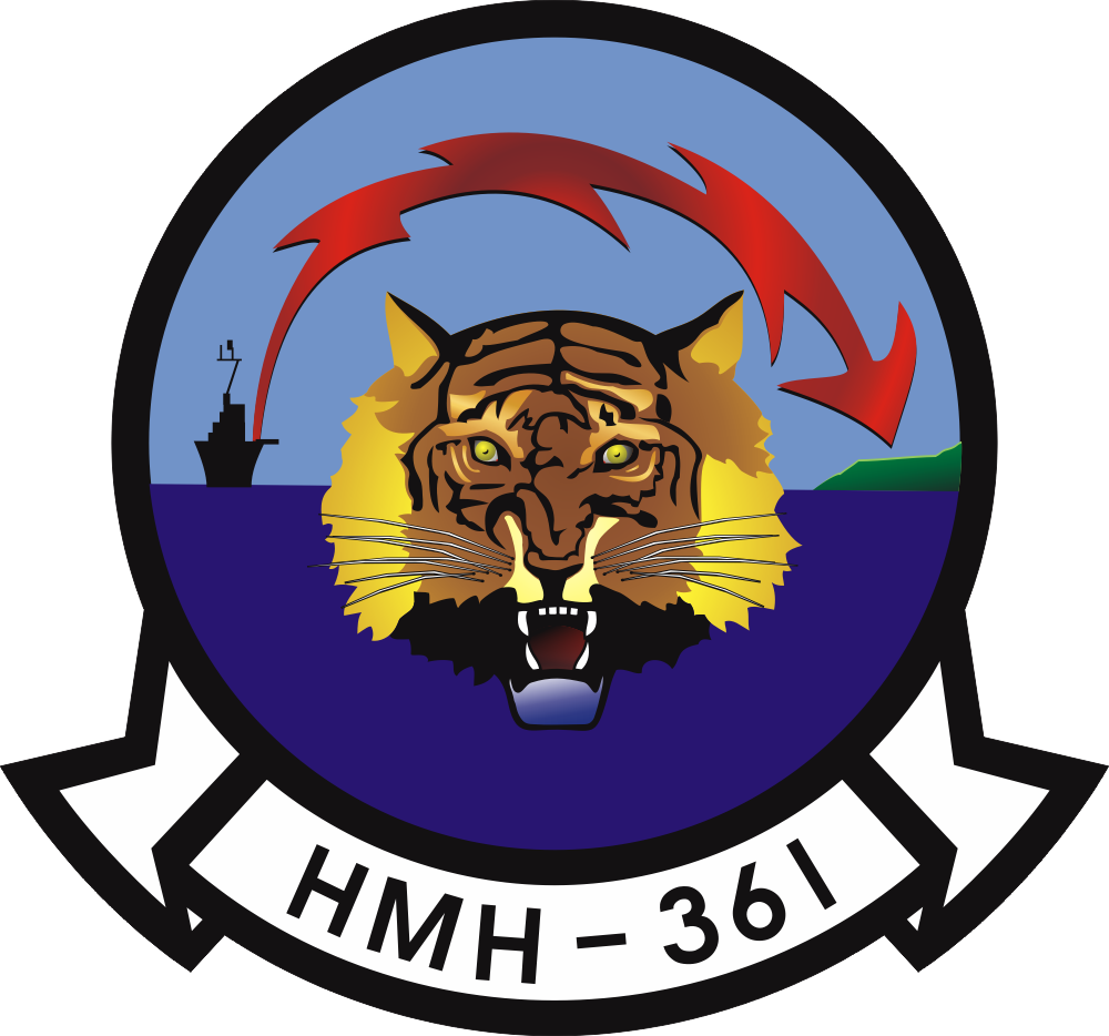 HMH-361 Marine Heavy Helicopter Squadron Decal