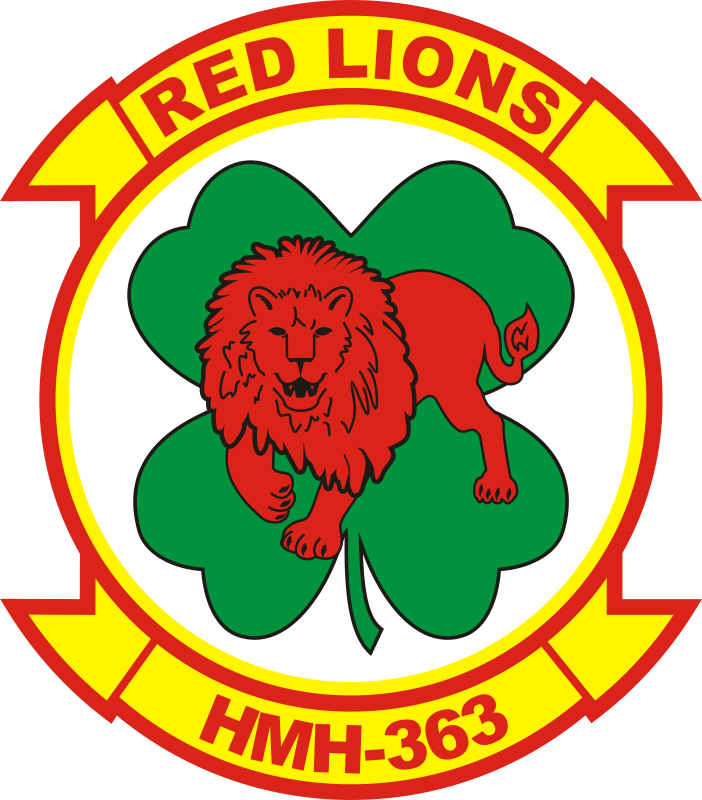 HMH-363 Marine Heavy Helicopter Squadron Decal
